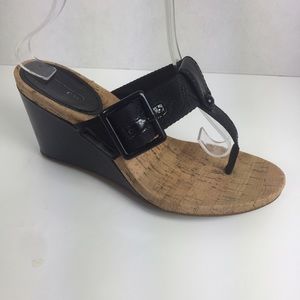 COACH BERNADETTE WEDGE SANDALS